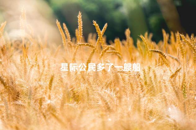 星际公民多了一艘船