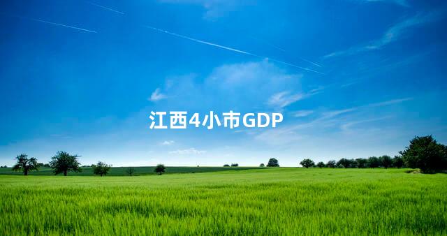 江西4小市GDP