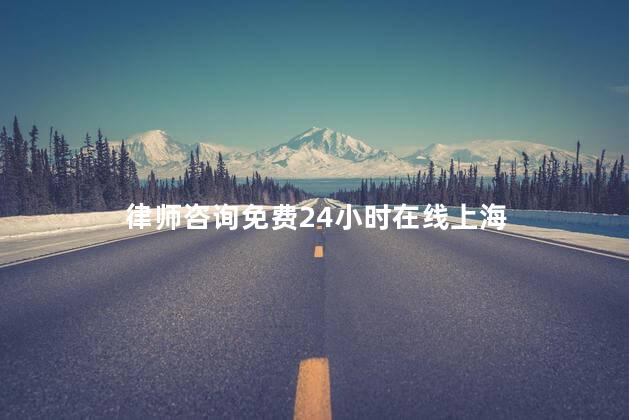 律师咨询免费24小时在线上海