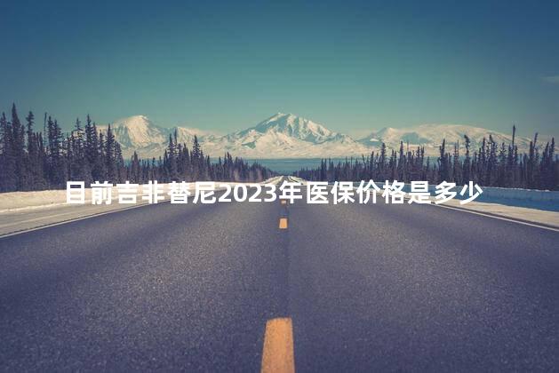 目前吉非替尼2023年医保价格是多少一盒