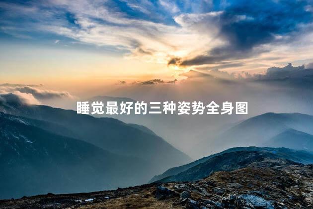睡觉最好的三种姿势全身图