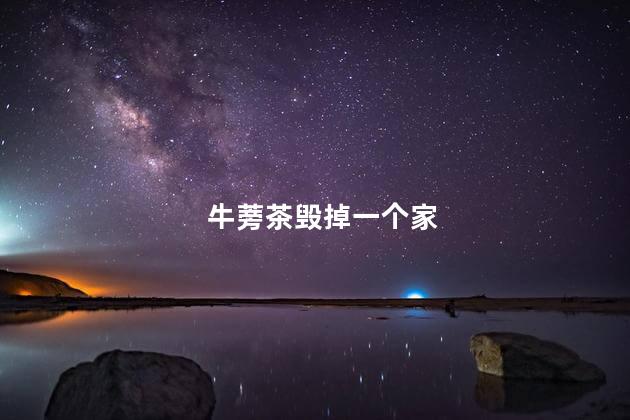 牛蒡茶毁掉一个家