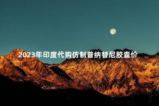 2023年印度代购仿制普纳替尼胶囊价格多少钱一盒