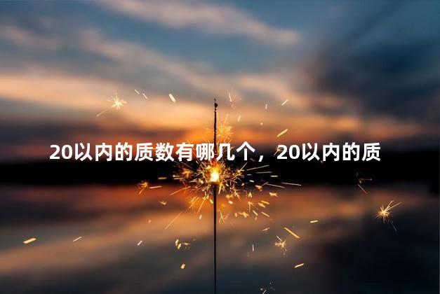 20以内的质数有哪几个，20以内的质数有哪些？一共有几个？