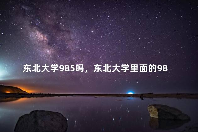 东北大学985吗，东北大学里面的985和211怎么区别