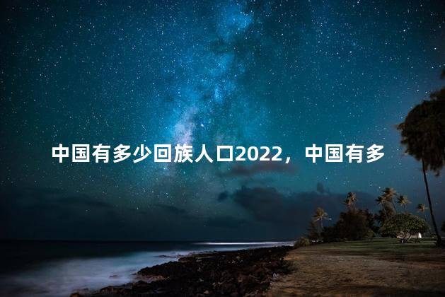 中国有多少回族人口2022，中国有多少回族人口2021