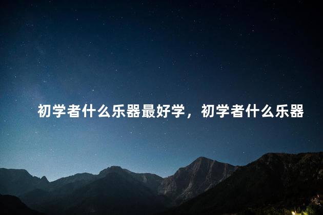 初学者什么乐器最好学，初学者什么乐器最好学易学