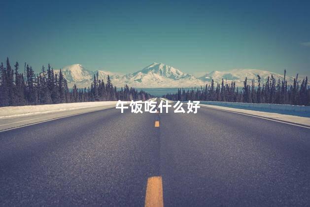 午饭吃什么好