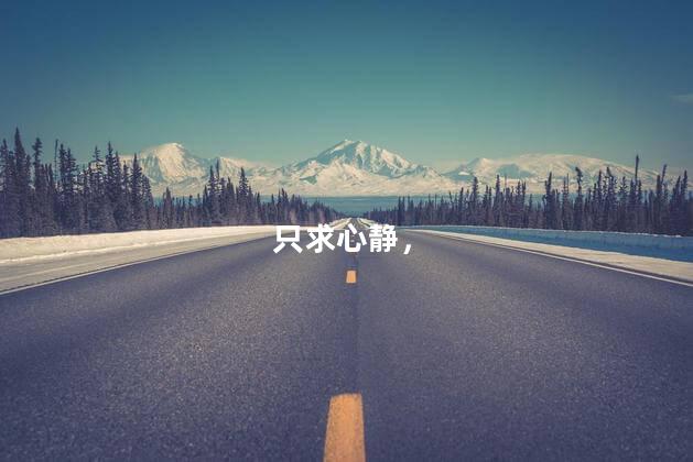 只求心静，