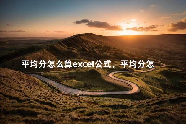 平均分怎么算excel公式，平均分怎么算excel保留一位小数