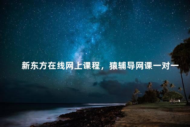 新东方在线网上课程，猿辅导网课一对一
