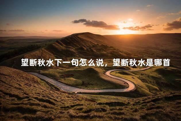 望断秋水下一句怎么说，望断秋水是哪首歌