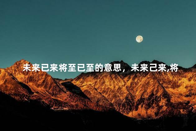 未来已来将至已至的意思，未来己来,将至已至是什么