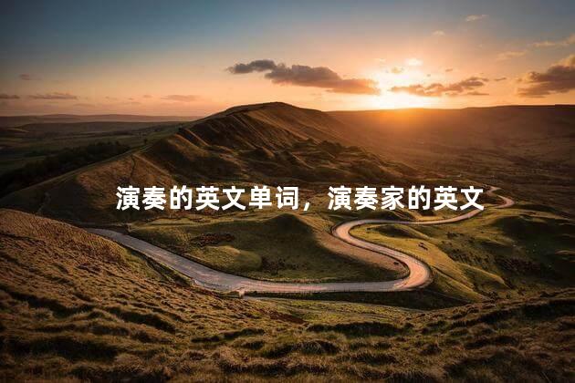 演奏的英文单词，演奏家的英文