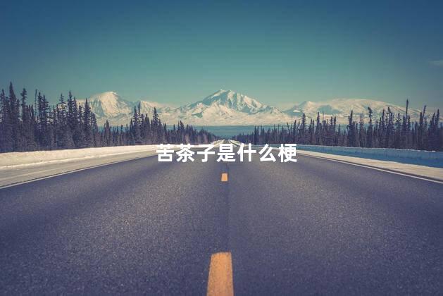 苦茶子是什么梗，苦茶子是什么意思网络用语