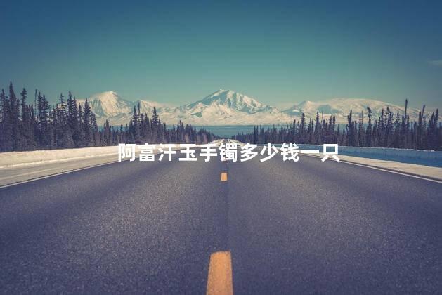 阿富汗玉手镯多少钱一只
